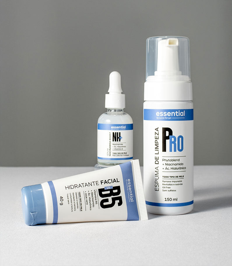Kit Skincare Diário – Essential by Lucas Rangel